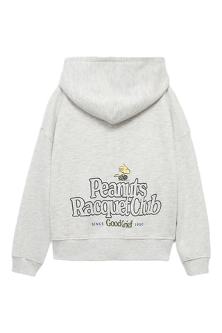 Sweat-shirt imprimé Snoopy - Gris clair