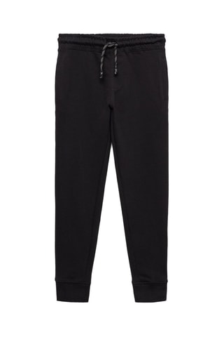 Jogging Lyocell taille élastique - Noir