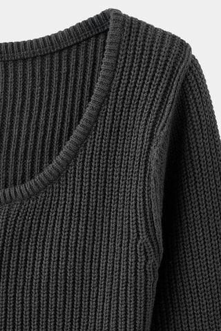 Cardigan maille boutons - Gris