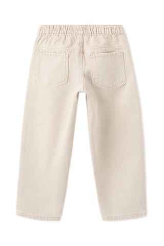 Jean relaxed Comfy - Beige