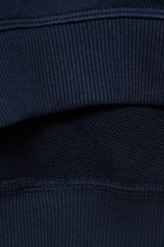 Sweat-shirt coton imprimé - Bleu marine
