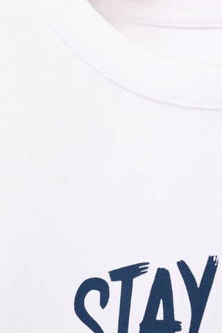 T-shirt imprimé manches courtes - Blanc