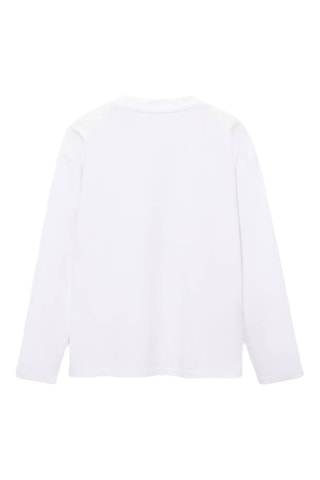 T-shirt imprimé manches courtes - Blanc
