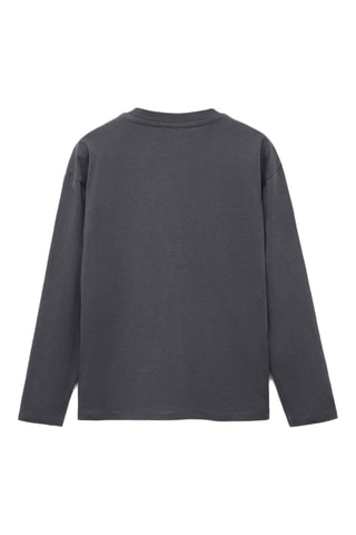 T-shirt imprimé manches courtes - Gris