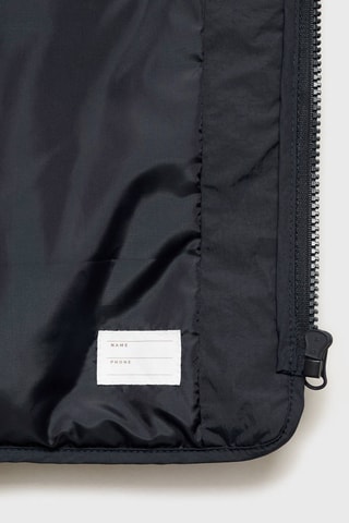 Anorak matelassé à capuche - Bleu marine