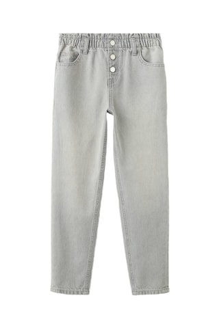 Jean paperbag - Gris