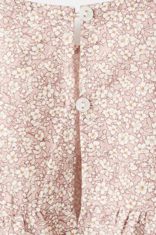 Robe à fleurs - Rose