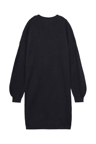 Robe midi maille - Bleu marine
