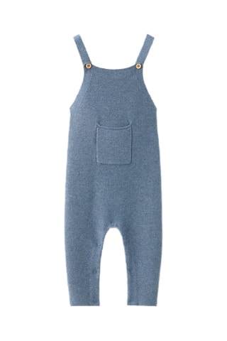 Salopette longue maille - Bleu