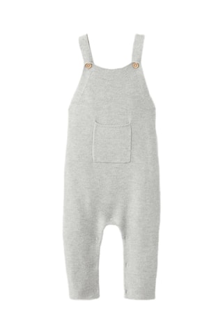 Salopette longue maille - Gris