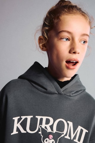 Robe sweat Kuromi - Gris