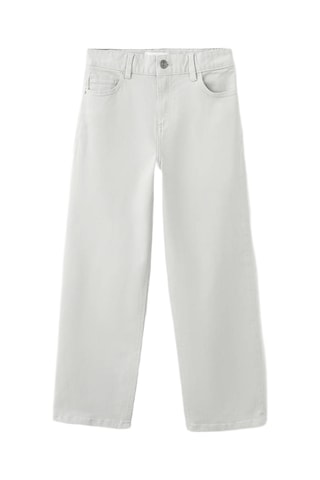 Jean droit coton - Gris