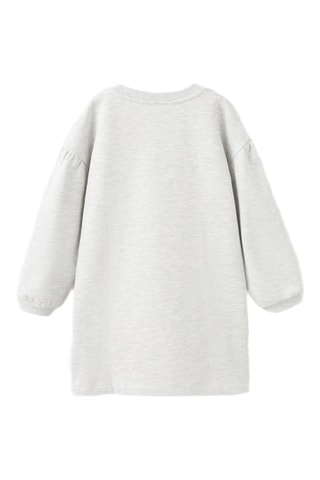 Robe sweat Hello Kitty - Gris clair