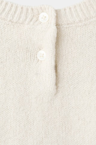 Robe lurex à volants - Beige
