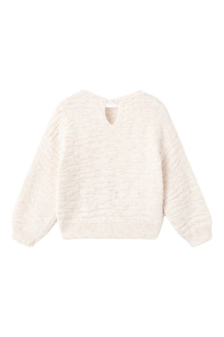 Pull-over maille tressée - Beige