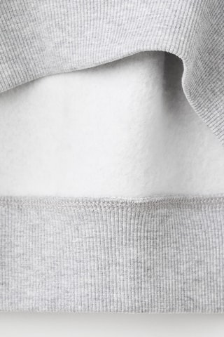 Sweat-shirt coton imprimé - Gris