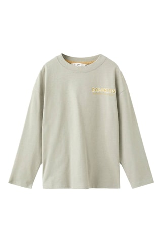 T-shirt en coton imprimé - Vert