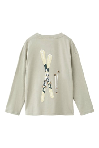 T-shirt en coton imprimé - Vert