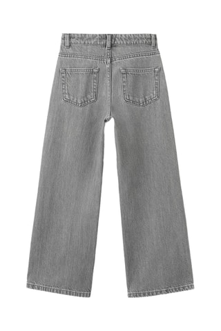 Jean large à strass - Gris