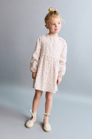 Robe courte en imprimé fleuri - Rose