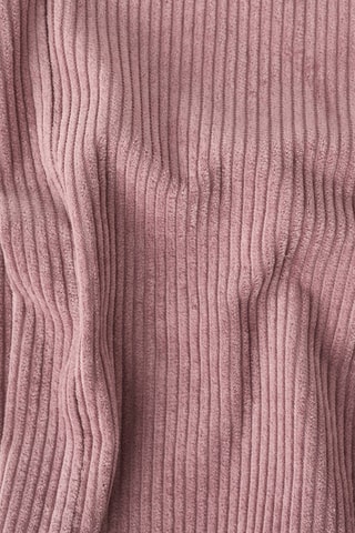 Pantalon en velours côtelé et coton - Rose