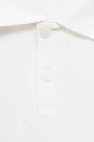Polo boutonné maille - Blanc