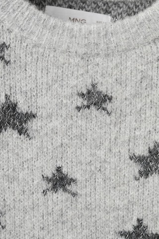 Pull lurex étoiles - Gris