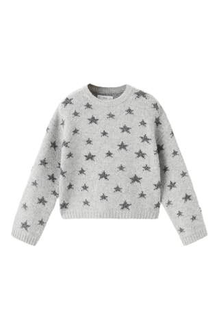 Pull lurex étoiles - Gris