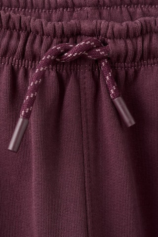 Pantalon jogger coton - Rouge foncé