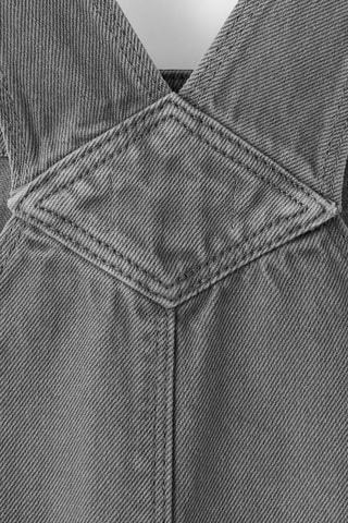 Salopette droite jean - Gris