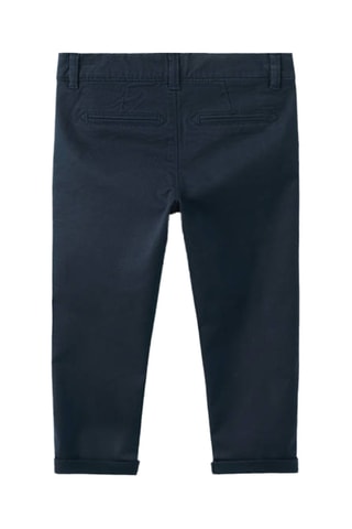 Pantalon chino coton - Bleu marine