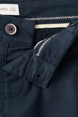 Pantalon chino coton - Bleu marine