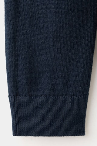 Pull-over col fermeture Éclair - Bleu marine