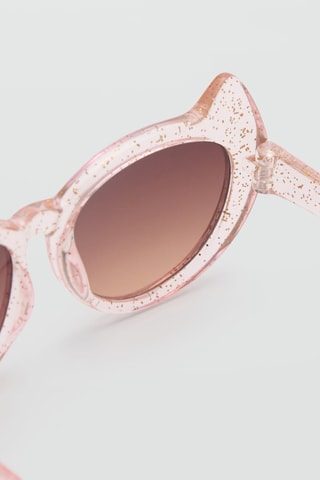 Lunettes de soleil monture maxi - Rose