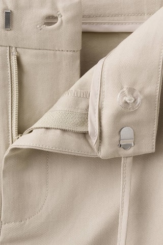 Pantalon wideleg nœud - Beige