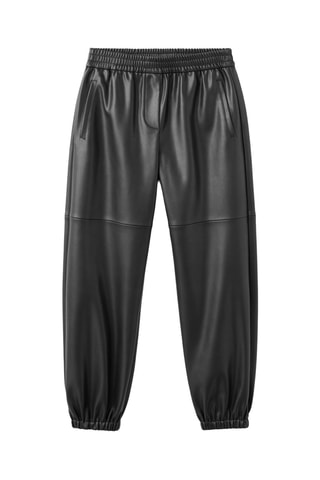 Pantalon jogger polyester - Noir