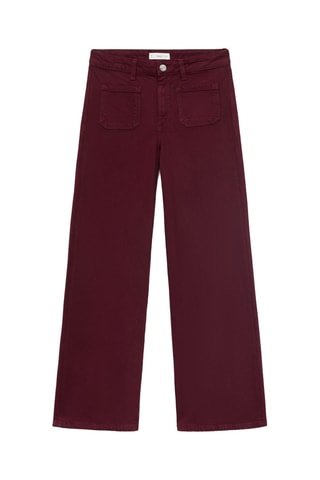 Jupe-culotte jean - Bordeaux