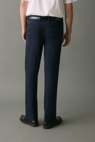 Pantalon droit costume - Bleu marine