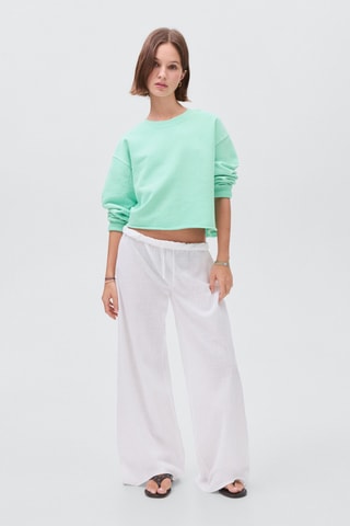 Sweat finition sans couture - Vert