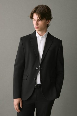 Veste costume droite - Noir