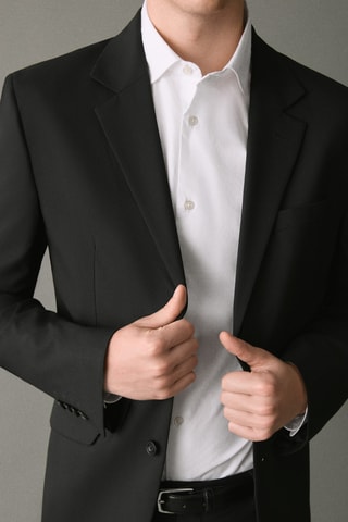 Veste costume droite - Noir