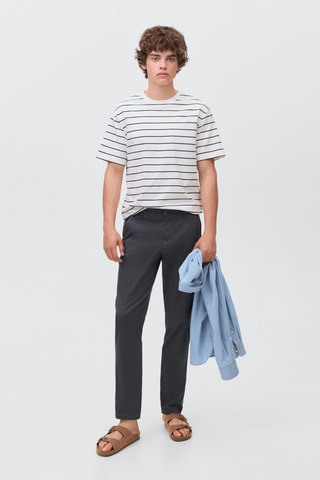 Pantalon chino élastique - Anthracite