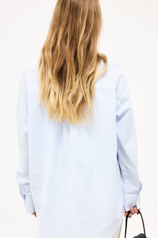 Wijde blouse - Hemelsblauw