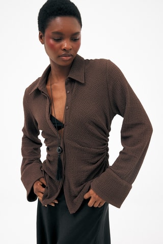 Blouse - Donkerbruin