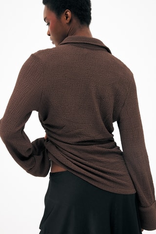 Blouse - Donkerbruin