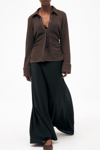 Blouse - Donkerbruin
