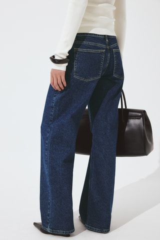 Jeans Straight - Marineblauw