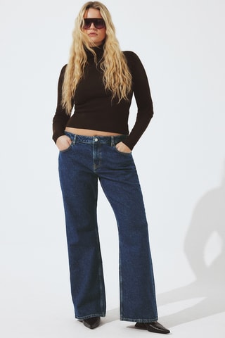 Jeans Straight - Marineblauw