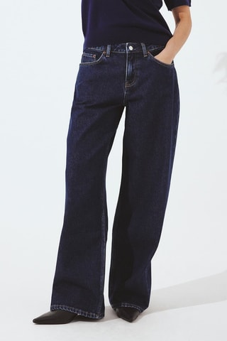 Jeans Baggy Loose - Marineblauw