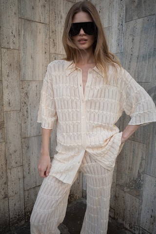 Oversized Blouse - Ecru